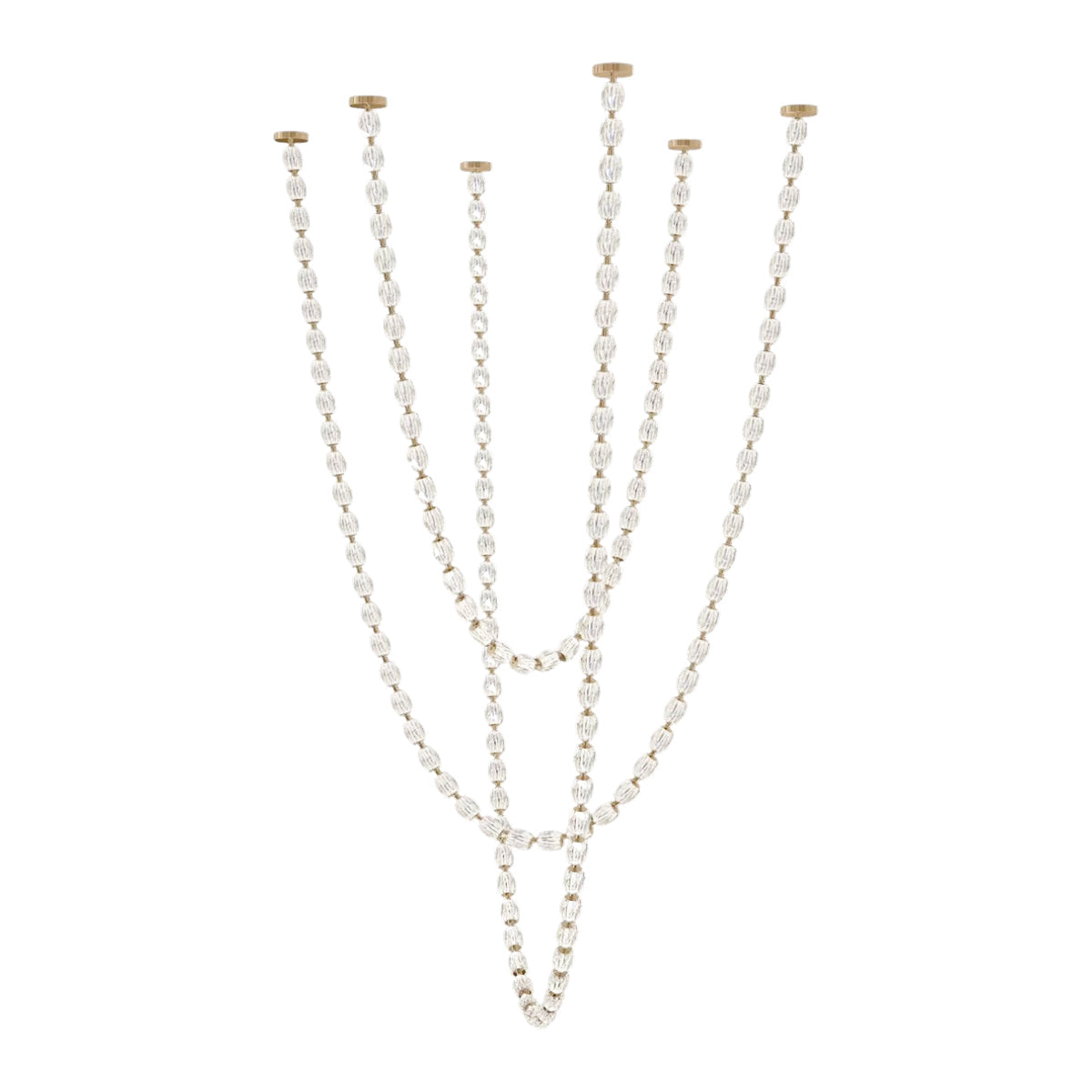 Modern Crystal Bead Chandelier