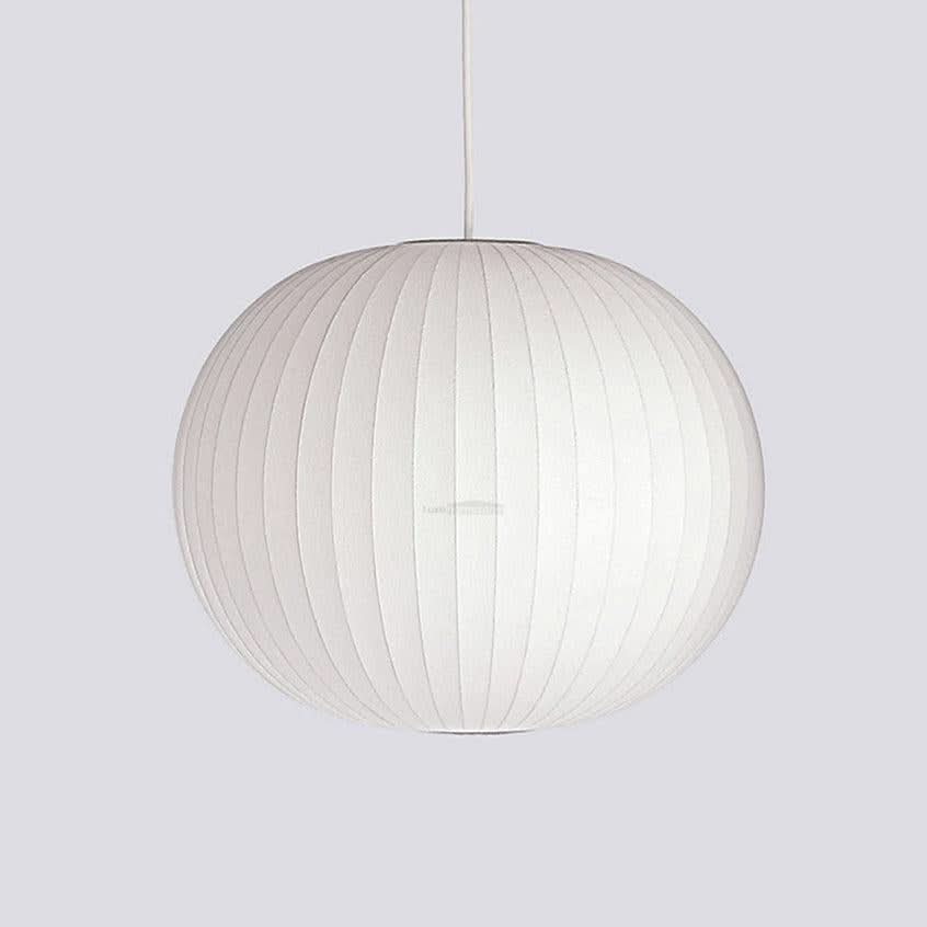 Bubble Pendant Light with Artificial Silk Lampshade - Yiosilamp