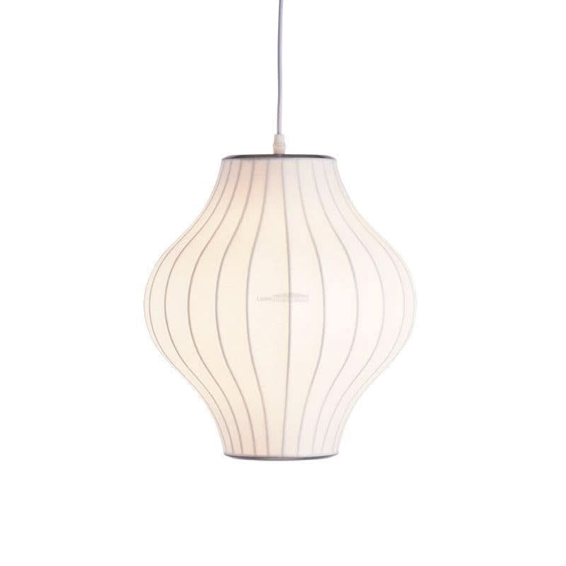 Bubble Pendant Light with Artificial Silk Lampshade - Yiosilamp