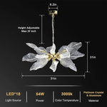 Modern blade-type Chandelier