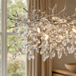 60'' Modern Crystal Tree Branch Chandelier