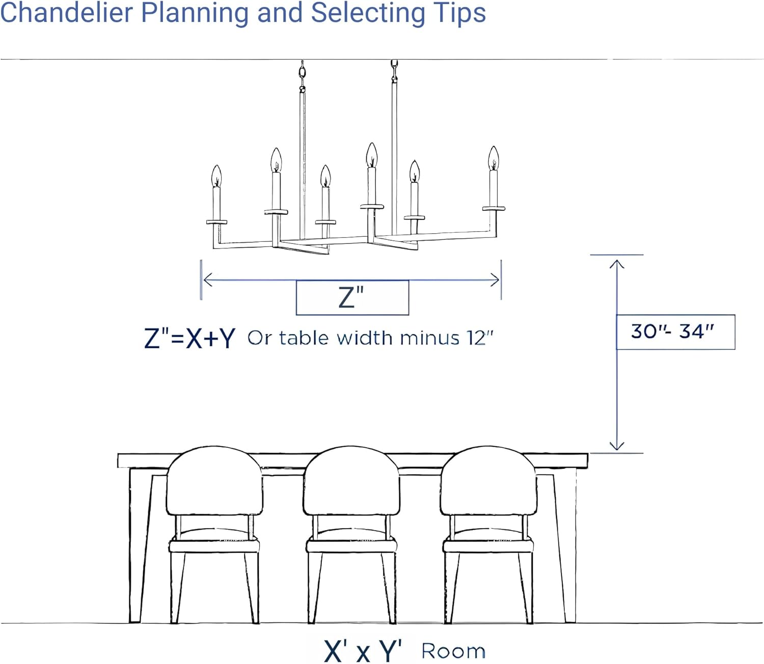 Modern golden amber glass chandelier