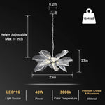 Modern blade-type Chandelier