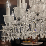 64-Light Multi-Tier Candle Crystal Chandelier