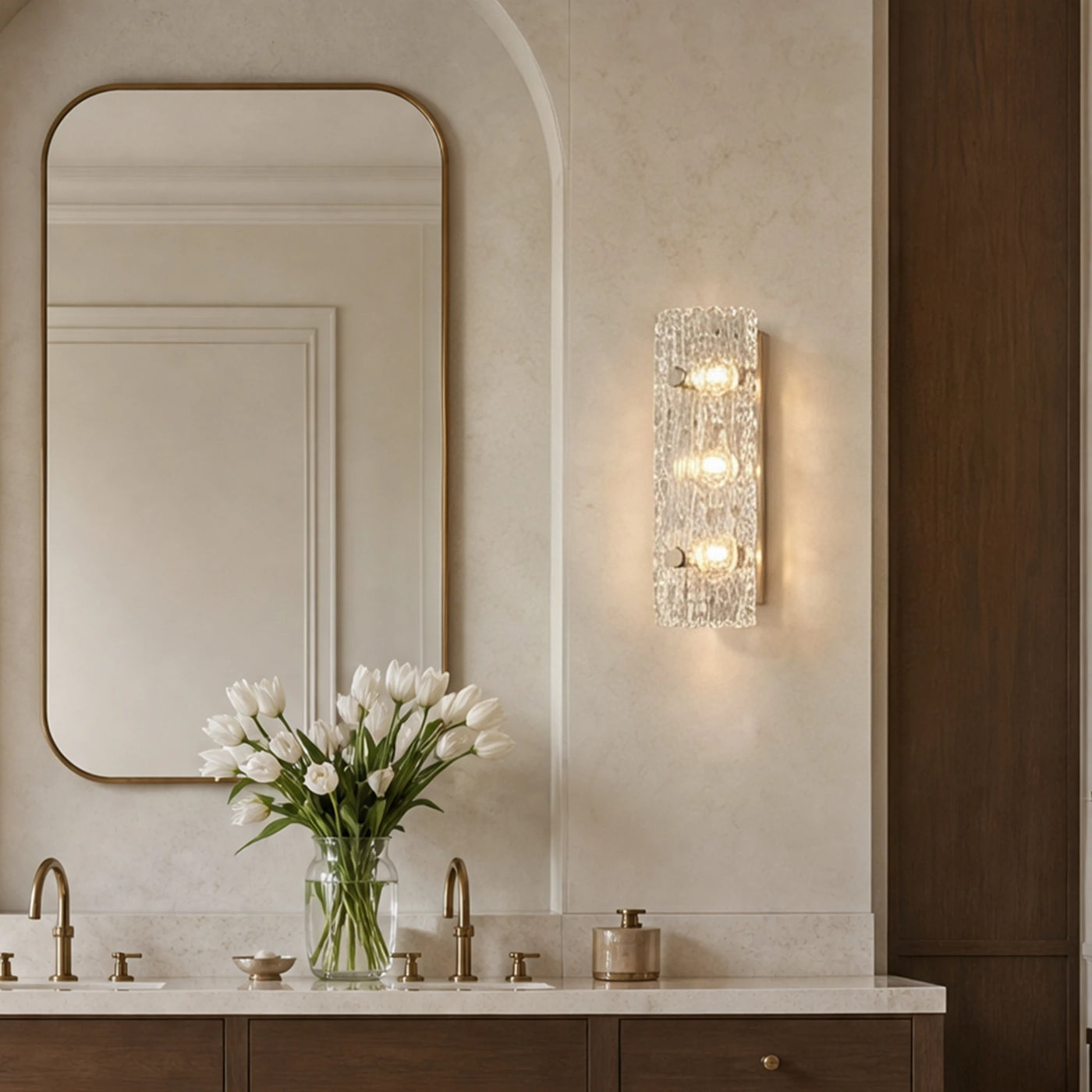 Knox Glass Wall Sconce 16"