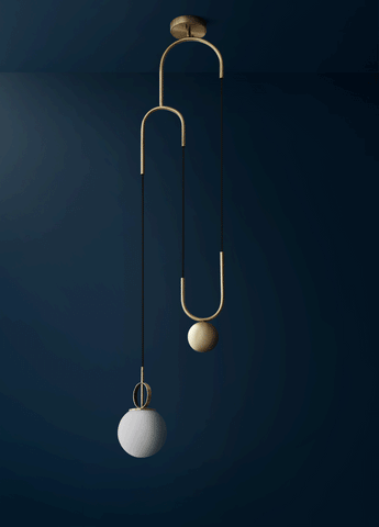 Glass Ball Pendant Lamp ∅ 13.8″ - Mini-1-Yiosilamp