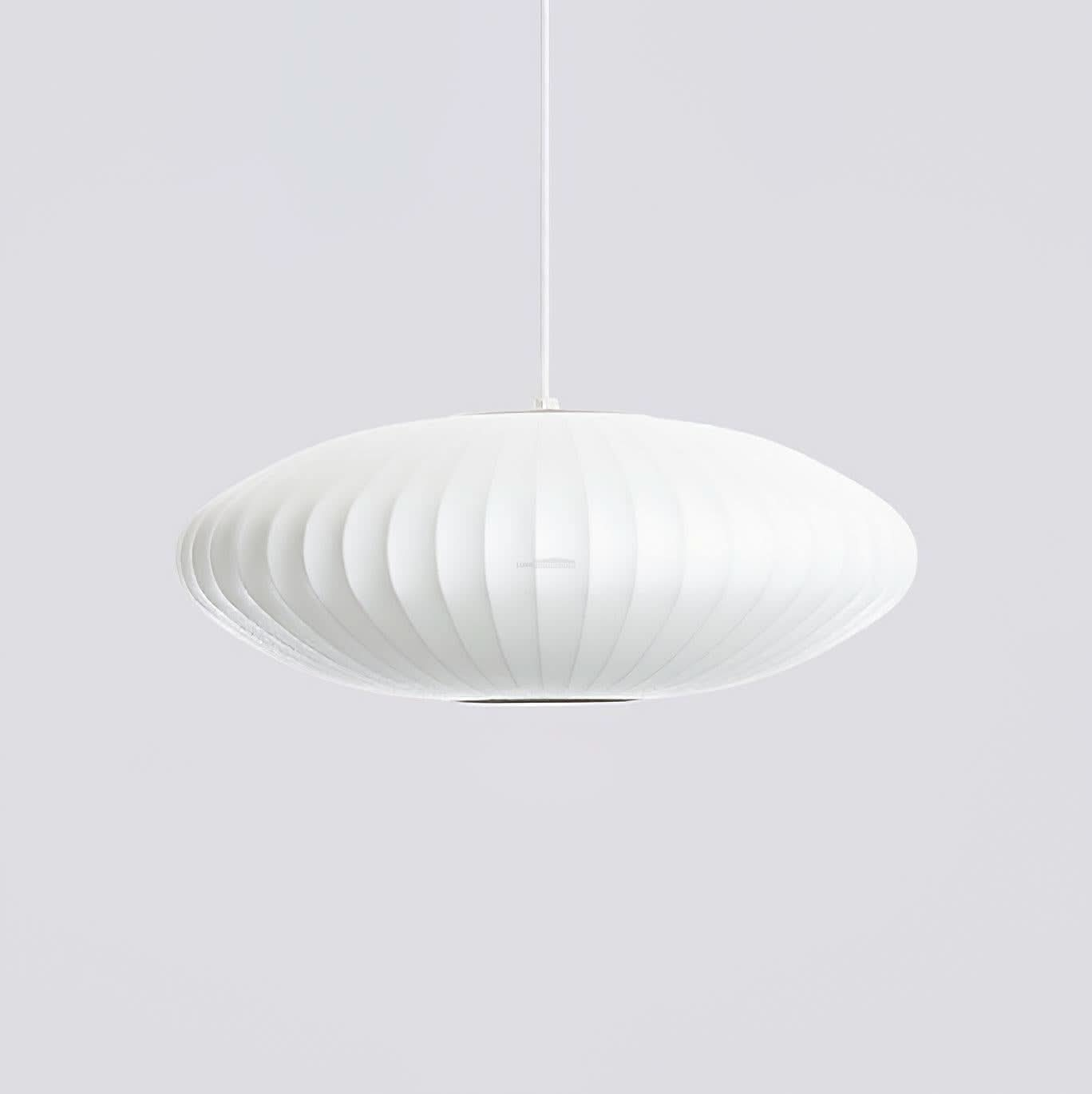 Bubble Pendant Light with Artificial Silk Lampshade - Yiosilamp