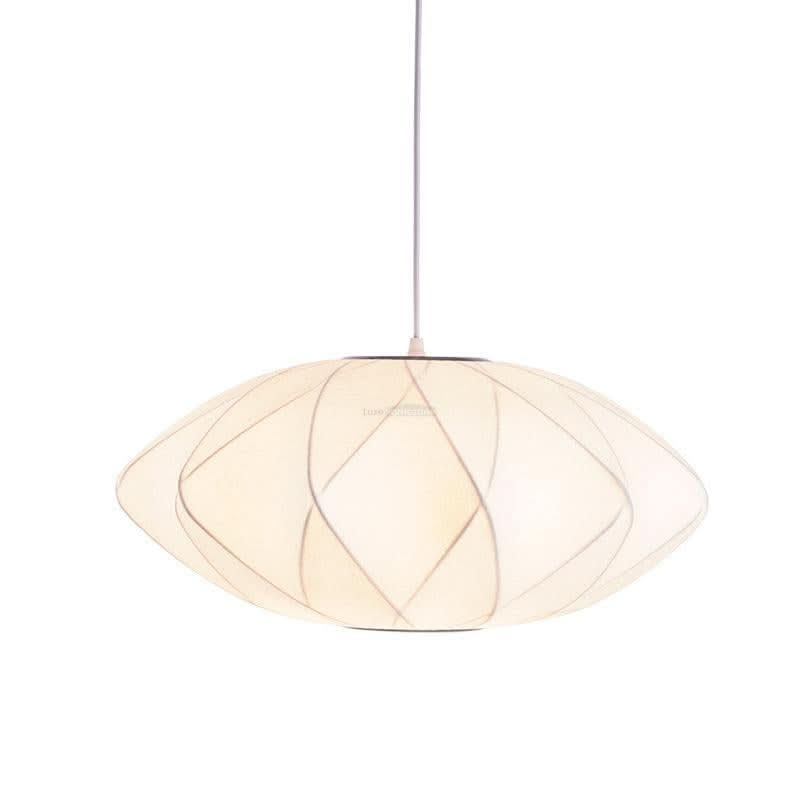 Bubble Pendant Light with Artificial Silk Lampshade - Yiosilamp