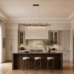71" Modern Black Tree Branch Crystal Chandelier