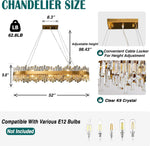 Modern Double-Layer Crystal Chandelier