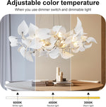 Ceramic Ginkgo Leaf Chandelier