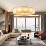 Modern alabaster chandelier