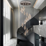 Modern blade-type Chandelier