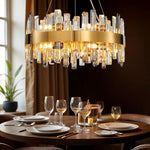 Modern Double-Layer Crystal Chandelier