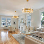 Modern Double-Layer Crystal Chandelier