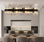 Modern Double-Layer Crystal Chandelier