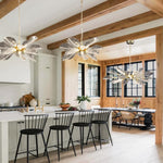 Modern blade-type Chandelier
