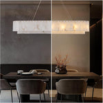 Modern alabaster chandelier