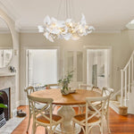 Ceramic Ginkgo Leaf Chandelier