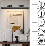 Wall-mounted mirror front wall lamp