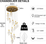 Modern blade-type Chandelier