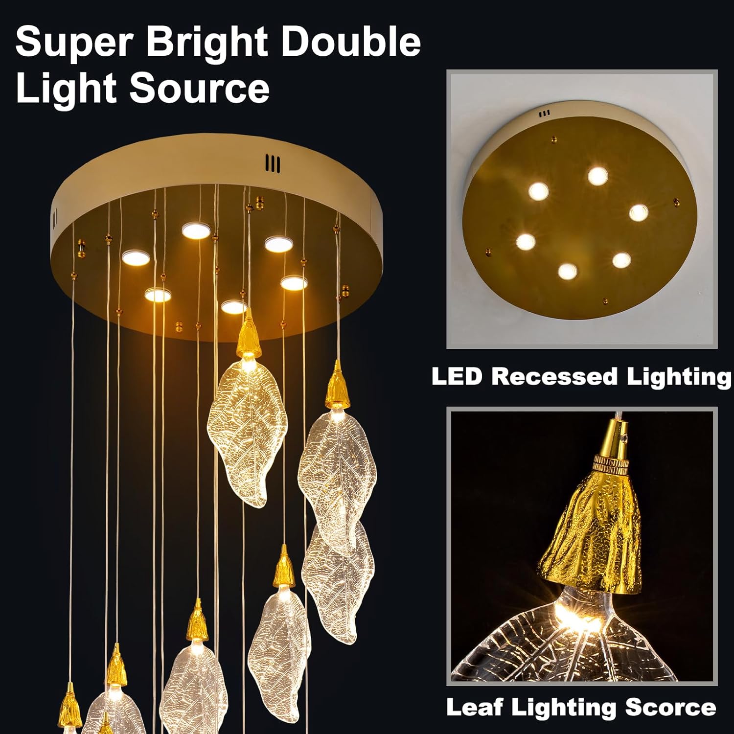 Modern blade-type Chandelier