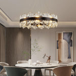 Modern Double-Layer Crystal Chandelier