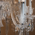 73-Light Tiered Candle Crystal Chandelier
