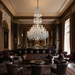 73-Light Tiered Candle Crystal Chandelier