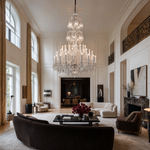 73-Light Tiered Candle Crystal Chandelier