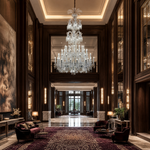 73-Light Tiered Candle Crystal Chandelier