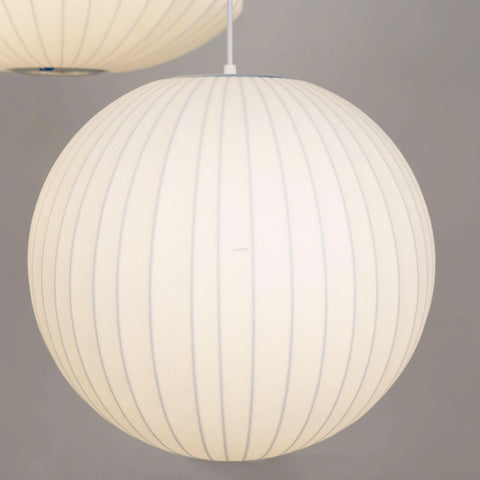 Bubble Pendant Light with Artificial Silk Lampshade - Yiosilamp