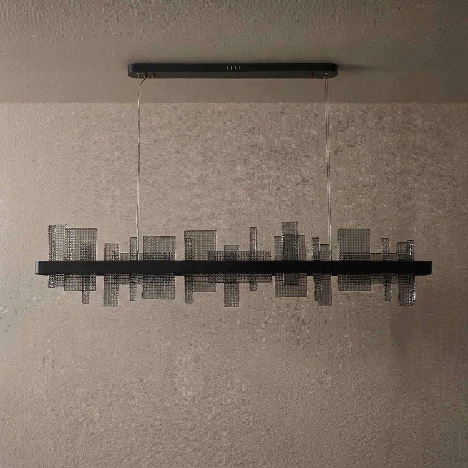 Lyra Round Glass Chandelier
