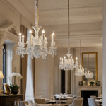 8-Light Crystal Candle Chandelier