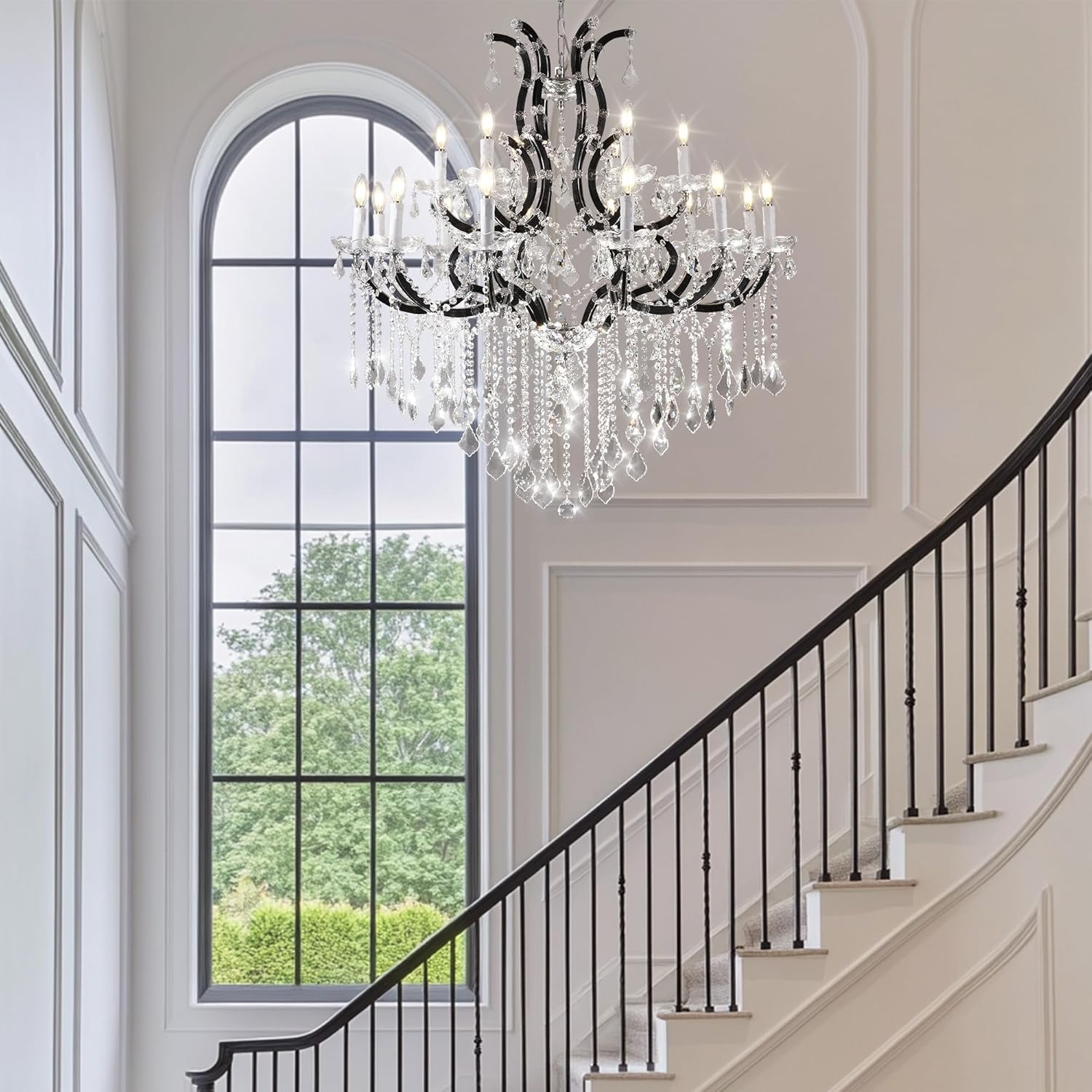 Modern Large Crystal Chandeliers