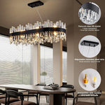 Modern Double-Layer Crystal Chandelier