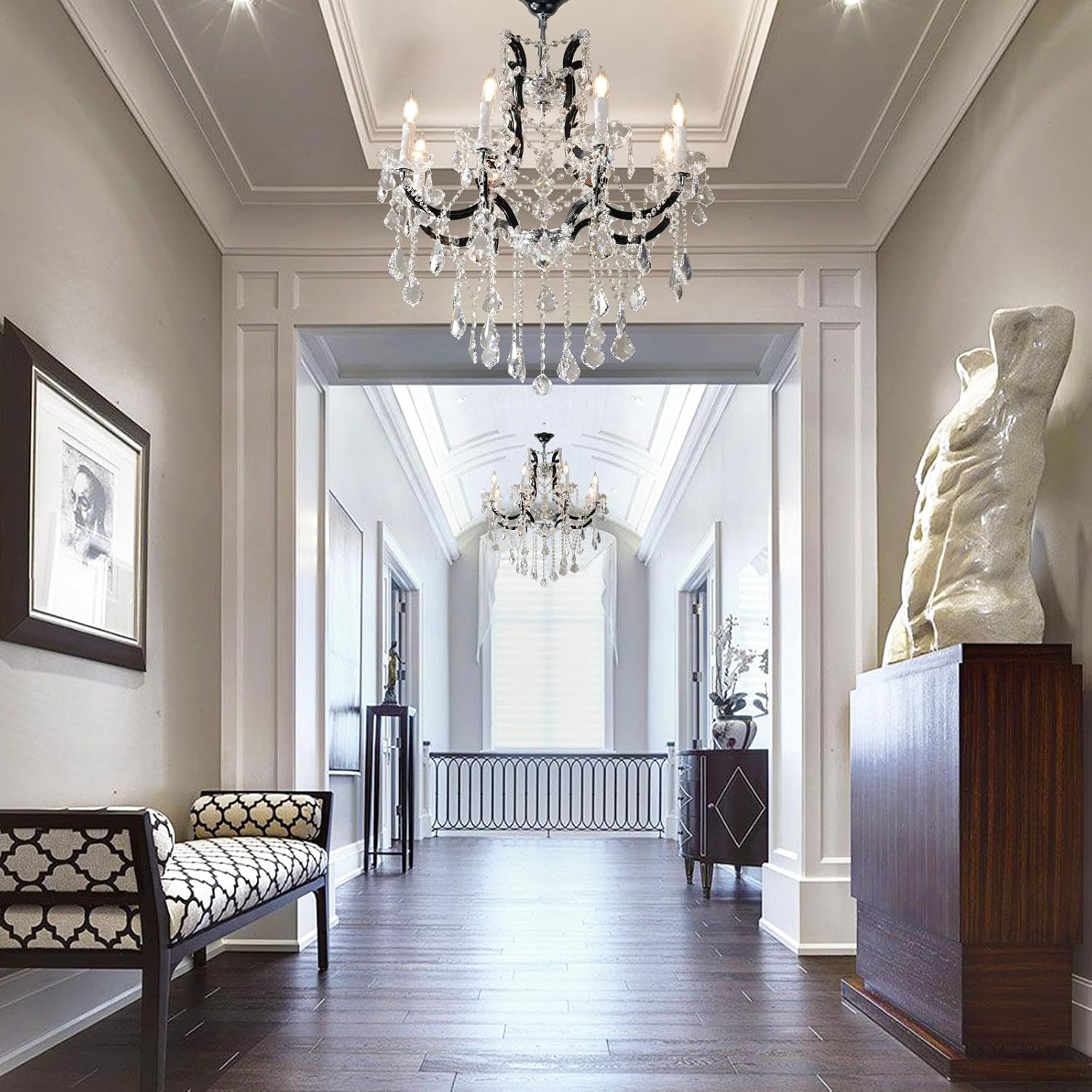 Modern Large Crystal Chandeliers