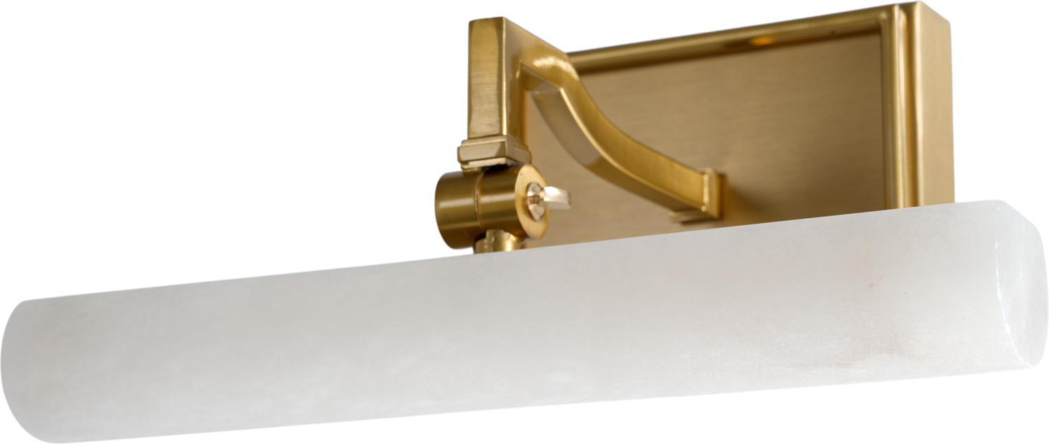 12 Inch Marble Cylinder Vanity Light Single - Copper