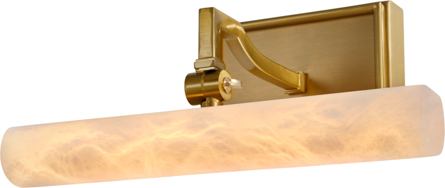 12 Inch Marble Cylinder Vanity Light Single - Copper