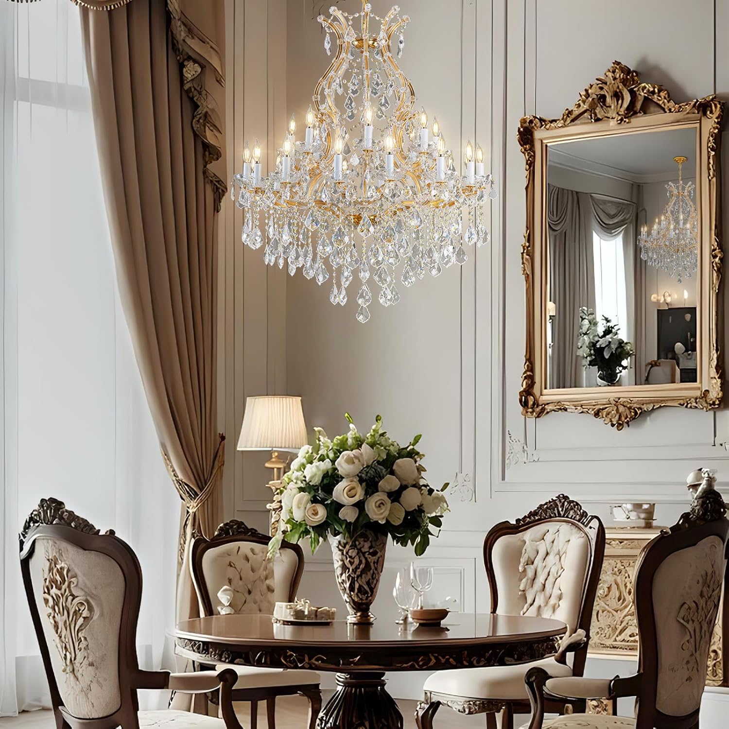 Modern Large Crystal Chandeliers