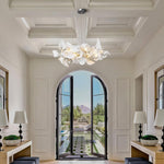 Ceramic Ginkgo Leaf Chandelier