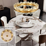 Modern Double-Layer Crystal Chandelier