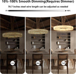 Modern alabaster chandelier