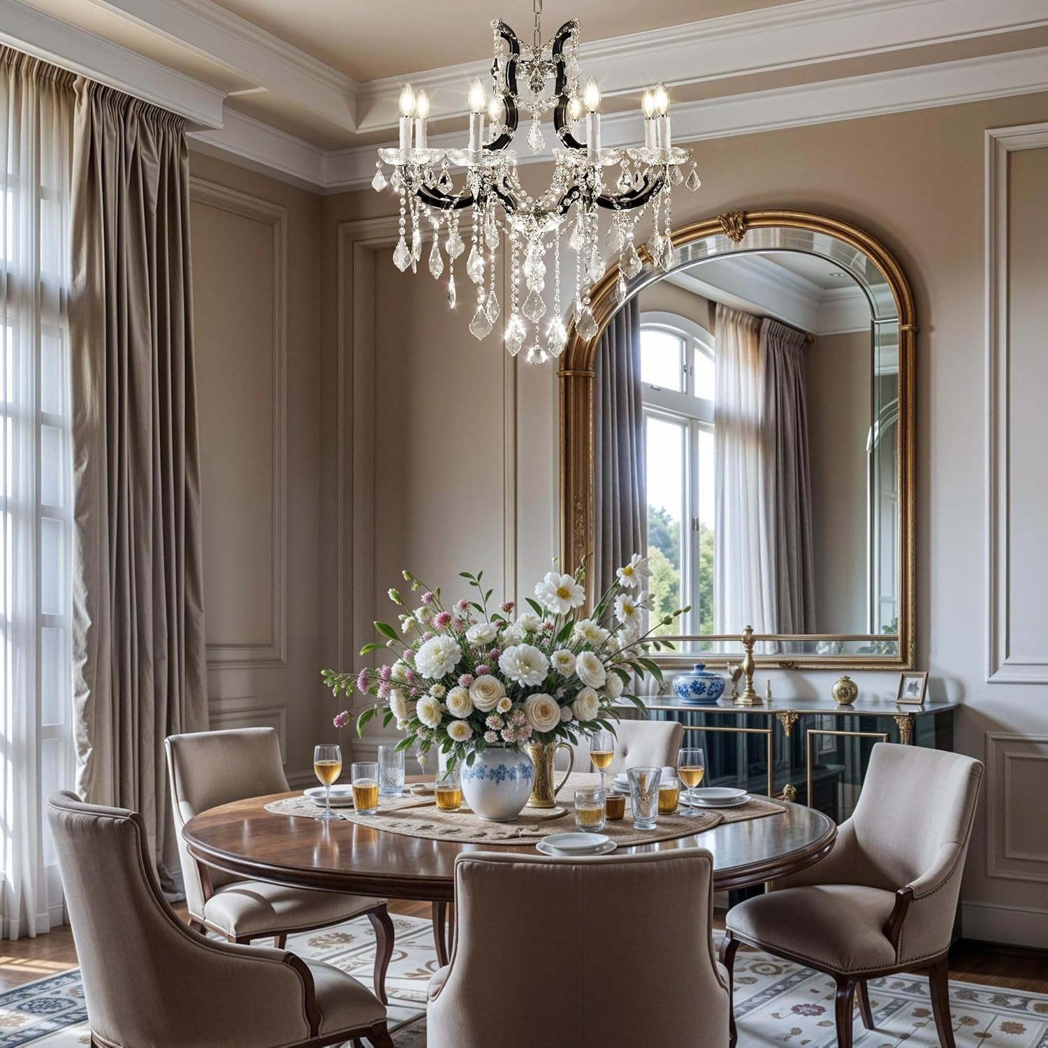 Modern Large Crystal Chandeliers
