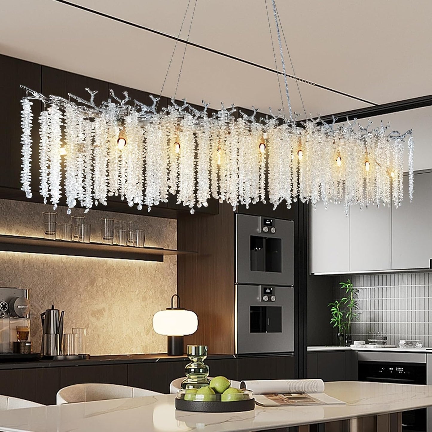 Modern Tree-Shaped Branch Chandelier