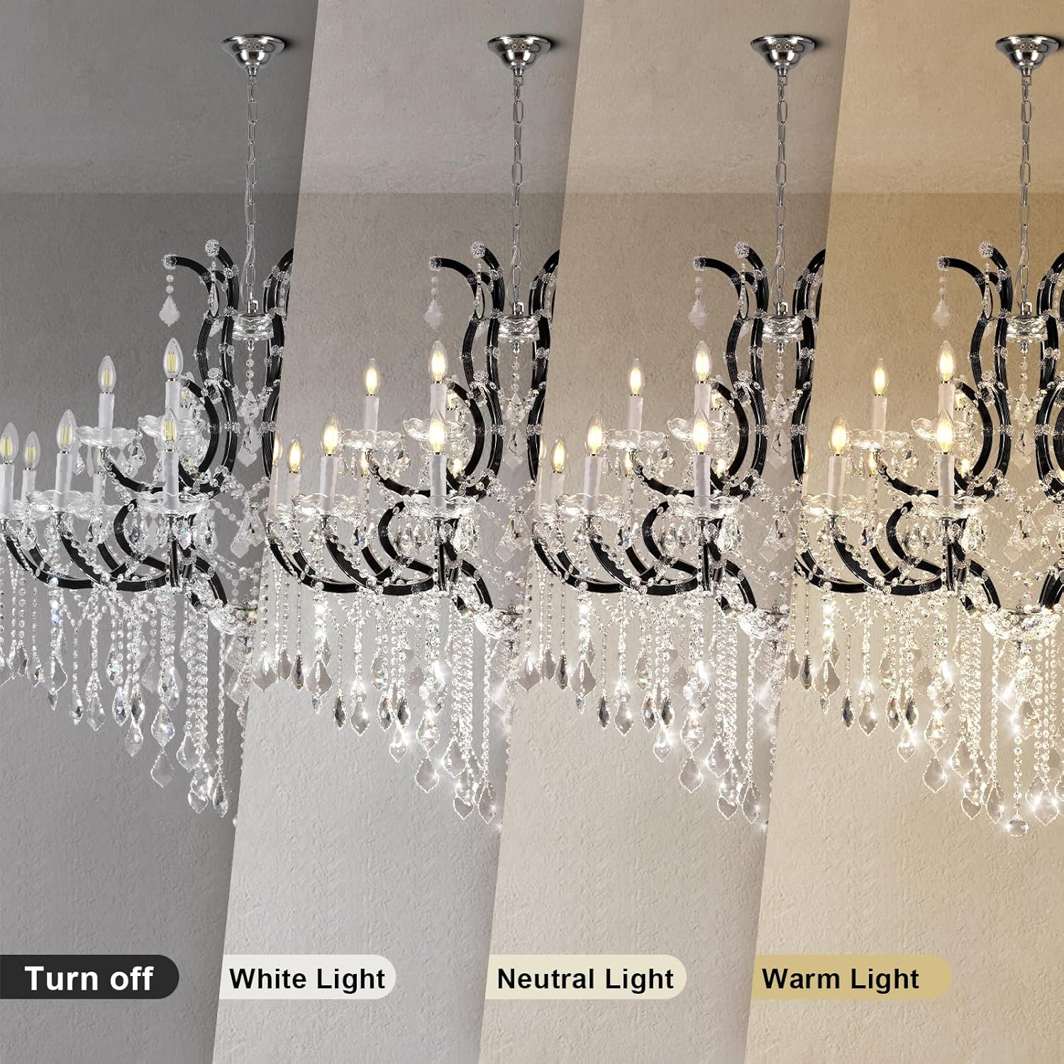 Modern Large Crystal Chandeliers