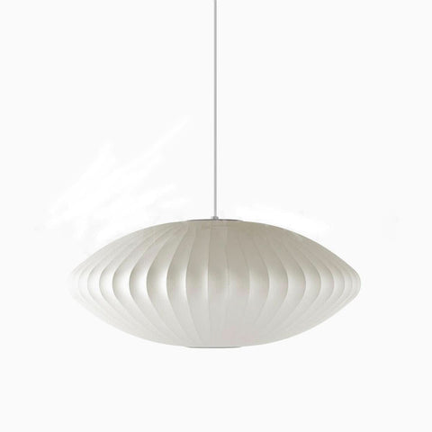 Bubble Pendant Light with Artificial Silk Lampshade - Yiosilamp