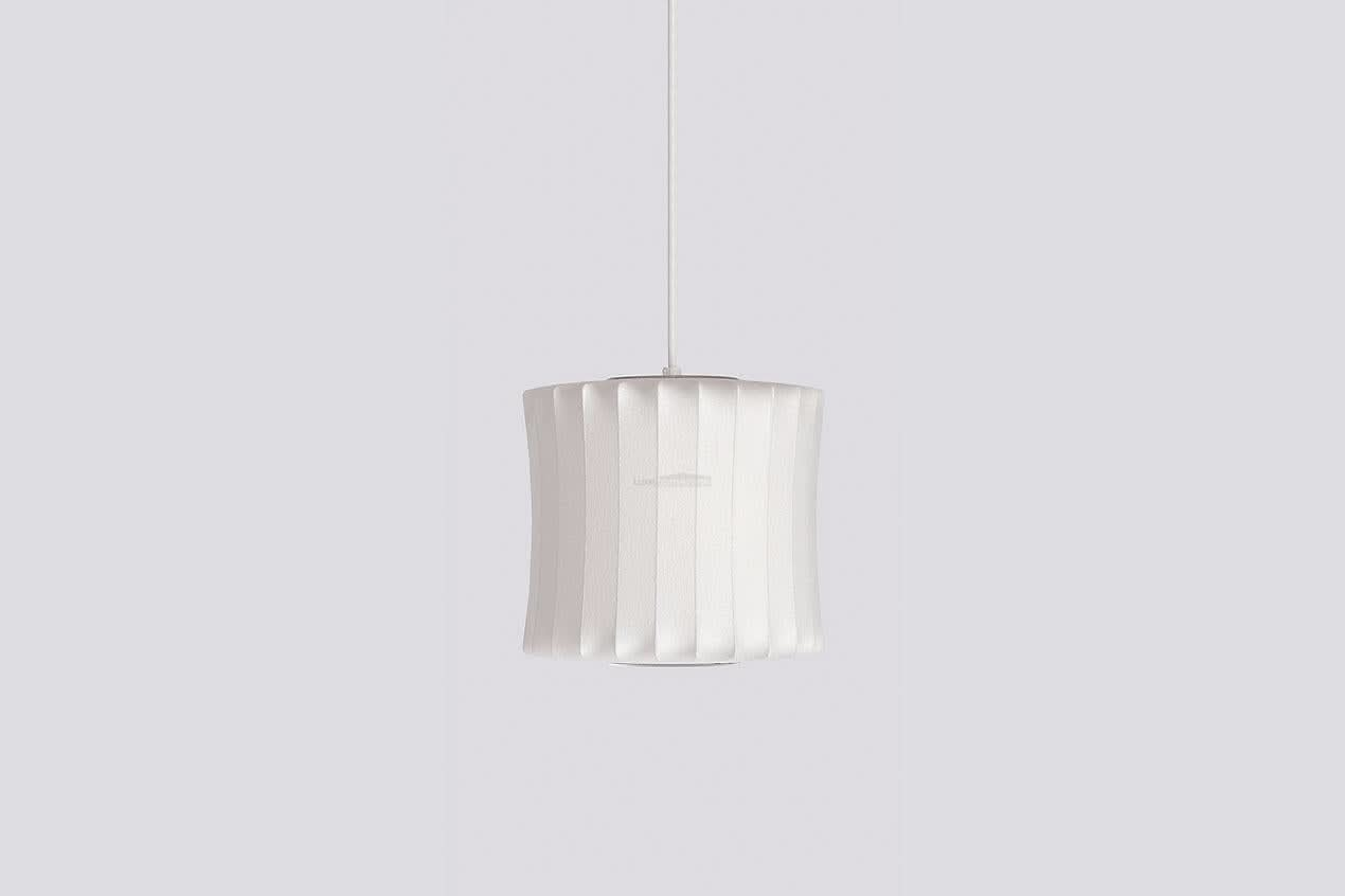 Bubble Pendant Light with Artificial Silk Lampshade - Yiosilamp