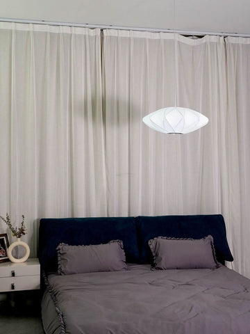 Bubble Pendant Light with Artificial Silk Lampshade - Yiosilamp