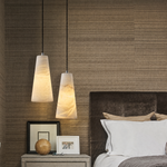 910 Cylindrical Alabaster Wall Lamp - Black Single - Change Supplier
